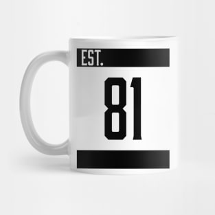 Est 81 Black Mug